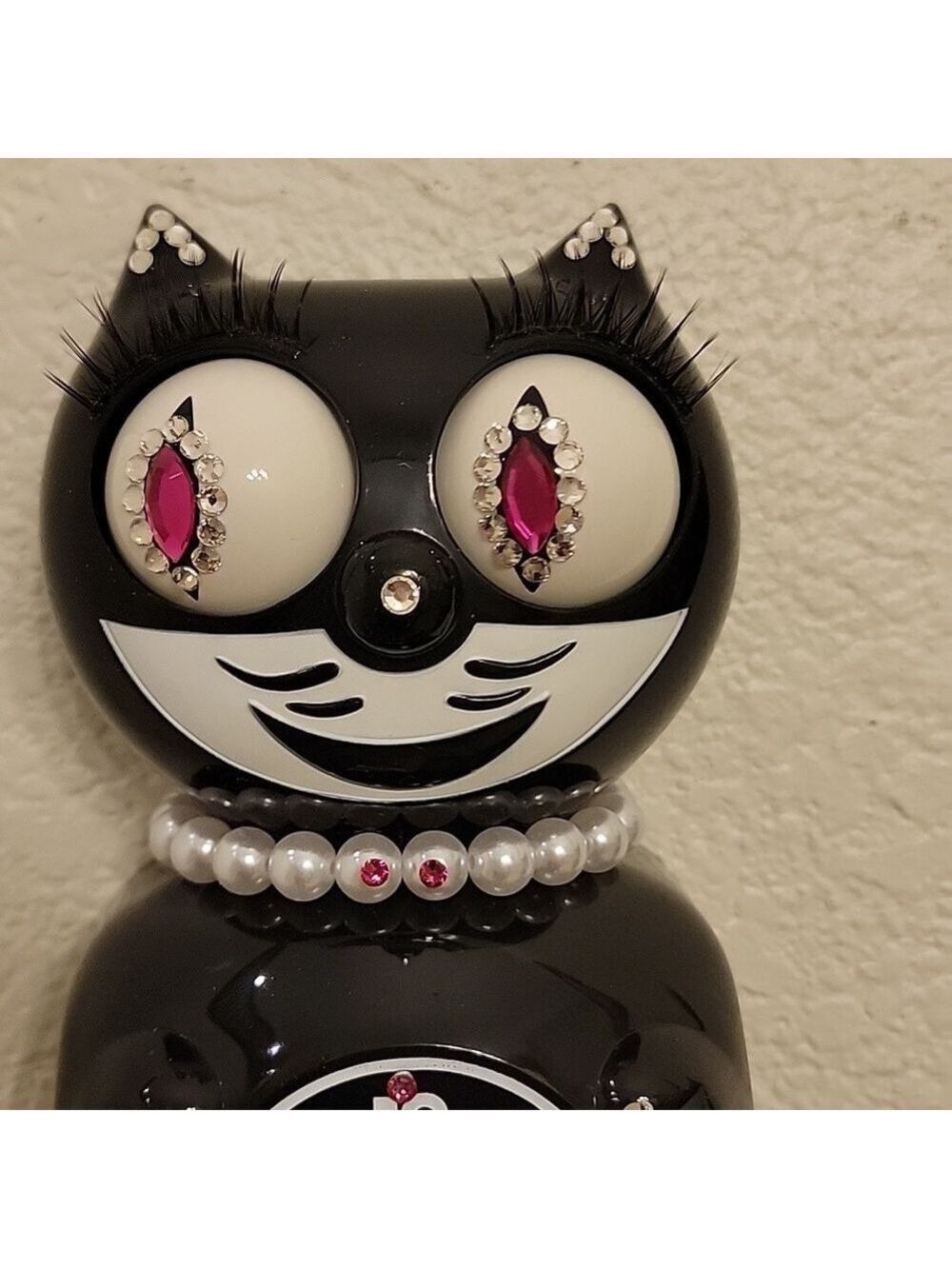 Jeweled Lady Kit-Cat Klock clock SUPER RARE